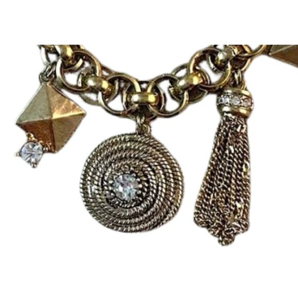 Vintage Erickson Beamon Rocks Charm Bracelet - Picture 5 of 9